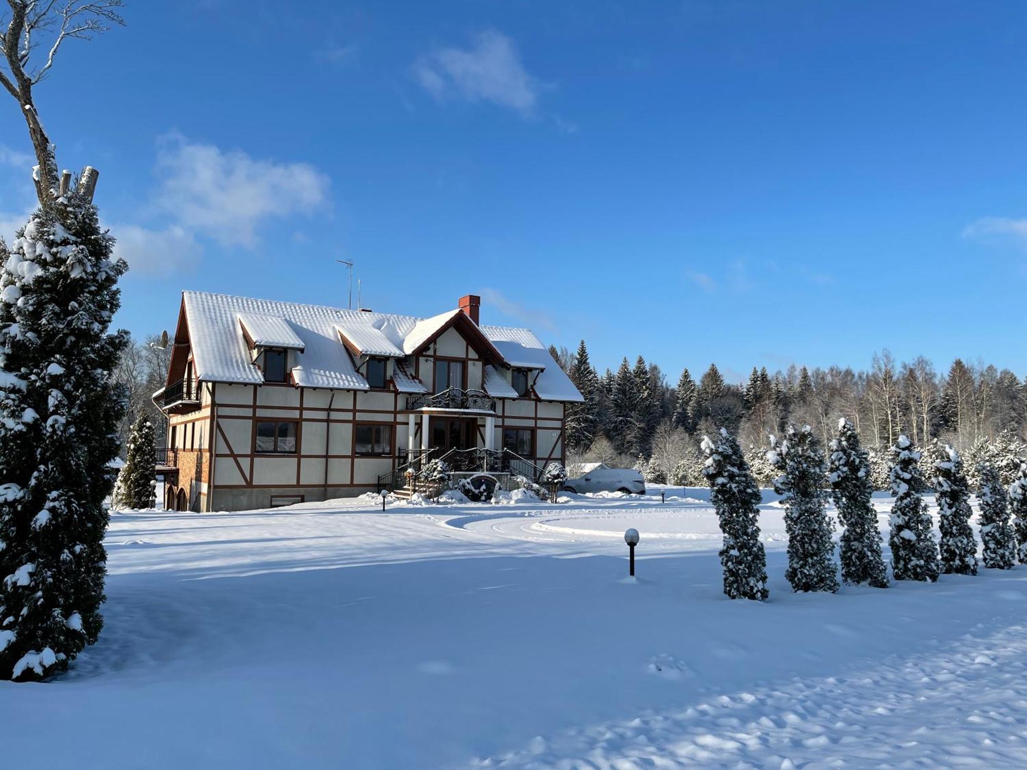 Hotel Jurvinge à Zadvainai Extérieur photo